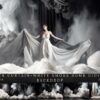 12 Phông nền màu đen huyền ảo với những đám mây khói xung quanh