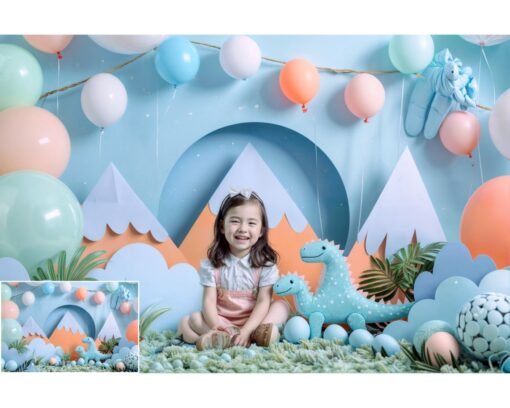 20 Background phông nền trẻ em chủ đề sinh nhật - BG037 - 5