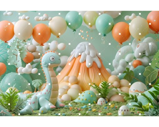 20 Background phông nền trẻ em chủ đề sinh nhật - BG037 - 6