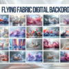 20 Background kỹ thuật số hoa vải tung bay tuyệt đẹp 3