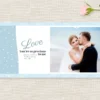Mẫu album cưới photobook màu xanh nhạt sang trọng 3