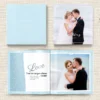 Mẫu album cưới photobook màu xanh nhạt sang trọng 4
