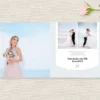Mẫu album cưới photobook màu xanh nhạt sang trọng 6
