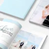 Mẫu album cưới photobook màu xanh nhạt sang trọng 11